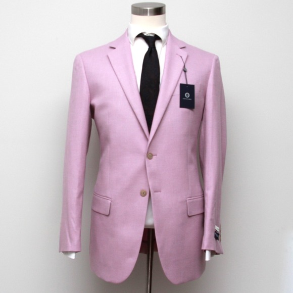 Jos. A. Bank Other - Jos A Bank‎ 40L Mens Textured Solid Sport Coat Pink Solid NWT E03339